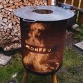 Kerti tűztál BonFeu BonVes black 8