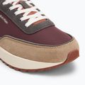 Calvin Klein férfi cipő HM0HM01714 Alacsony Top Lace Up Repreve Mix Silver Mink/Vineyard Wine 7