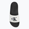 Calvin Klein férfi flip-flop YM0YM01281 Jelly Mono PU Bright White/Fekete 5