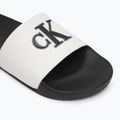 Calvin Klein férfi flip-flop YM0YM01281 Jelly Mono PU Bright White/Fekete 7