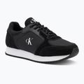 Női cipők Calvin Klein YW0YW01644 Runner Laceup Sock Mg Nylon Mix fekete
