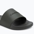 Calvin Klein férfi flip-flop HM0HM00455 Pool Slide Slide Rubber sötét olívazöld 7