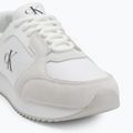 Calvin Klein férfi cipő YM0YM01326 Retro Runner Sock Lace Up Ny-Su Bright White/Fekete 7