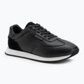Calvin Klein férfi cipő HM0HM01871 Low Prof Runn Laceup Perf Lth Black/Bright White Fekete/Fényes Fehér