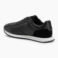 Calvin Klein férfi cipő HM0HM01871 Low Prof Runn Laceup Perf Lth Black/Bright White Fekete/Fényes Fehér 3