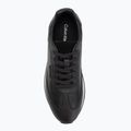 Calvin Klein férfi cipő HM0HM01871 Low Prof Runn Laceup Perf Lth Black/Bright White Fekete/Fényes Fehér 5