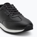 Calvin Klein férfi cipő HM0HM01871 Low Prof Runn Laceup Perf Lth Black/Bright White Fekete/Fényes Fehér 7