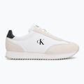 Calvin Klein férfi cipő YM0YM01325 Retro Runner Lace Up Ny-Su Bright White/Fekete 2