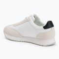 Calvin Klein férfi cipő YM0YM01325 Retro Runner Lace Up Ny-Su Bright White/Fekete 3