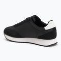 Calvin Klein férfi cipő YM0YM01325 Retro Runner Lace Up Ny-Su Fekete/Fényes Fehér 3