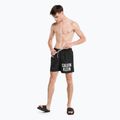 Férfi Calvin Klein Medium zsinóros úszó rövidnadrág fekete 5