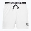 Férfi Calvin Klein Medium Double Waistband fürdőruha fehér