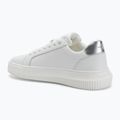 Calvin Klein női cipő YW0YW01224 Cupsole Mono Lth Wn fehér/ezüst 3
