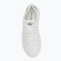 Calvin Klein női cipő YW0YW01224 Cupsole Mono Lth Wn fehér/ezüst 5
