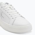 Calvin Klein női cipő YW0YW01224 Cupsole Mono Lth Wn fehér/ezüst 7