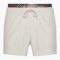 Férfi Calvin Klein Short Double Wb bézs színű fürdőruha