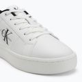 Calvin Klein női cipő YW0YW01444 Classic Cupsole Lowlaceup Lth Wn világos fehér/fekete 7