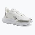 Női cipő Calvin Klein Eva Runner Low Lace Mix Ml Wn világos fehér/ezüst
