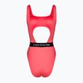 Női egyrészes fürdőruha Calvin Klein Cut Out One Piece-RP calypso coral 2