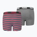 Gyerek boxeralsó PUMA Printed Basic 2db ribbon red 2