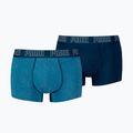 Férfi boxeralsó PUMA Everyday Trunk 2 pairs light blue melange