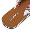 Női O'Neill Ditsy Sun Bloom fehér trópusi virágos flip flopok 8