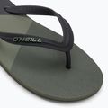 Férfi O'Neill Profile Color Block mély zuzmó zöld flip flopok 7
