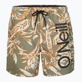 Férfi O'Neill Cali Floral 16'' mély lichen tonal virágos virágos úszónadrág