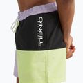 Férfi O'Neill Wilder Colorblock 16'' sunny lime színes blokkos úszónadrág 5