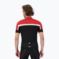 Férfi kerékpáros póló Rogelli Course black/red/white 2