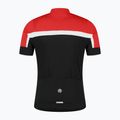 Férfi kerékpáros póló Rogelli Course black/red/white 4