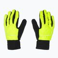 Férfi kerékpáros kesztyű Rogelli Essential Winter Waterproop fluorescent yellow 2