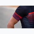 Rogelli Hero II férfi kerékpáros mez piros / bordeaux / fekete 12