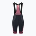 Női kerékpáros rövidnadrág Rogelli Impress II Bib Short burgundy/coral/black 4