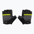Rogelli Hero II férfi kerékpáros kesztyű fekete/fluor/szürke 2