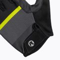 Rogelli Hero II férfi kerékpáros kesztyű fekete/fluor/szürke 4
