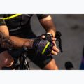Rogelli Hero II férfi kerékpáros kesztyű fekete/fluor/szürke 3