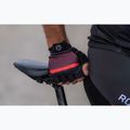 Rogelli Hero II férfi kerékpáros kesztyű fekete/piros/bordó 3