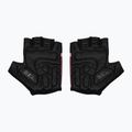 Női kerékpáros kesztyű Rogelli Impress II burgundy/coral/black 3