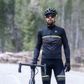 Longsleeve rowerowy męski Rogelli Hero II black/fluor 7