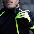 Férfi kerékpáros kesztyűk Rogelli Core II Winter Windproof fluor 4