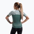 Női kerékpáros póló Rogelli Essential Graphic mint/yellow 2