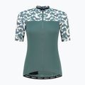 Női kerékpáros póló Rogelli Essential Graphic mint/yellow 4