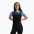 Női kerékpáros mez Rogelli Core Block W black/blue/dark blue
