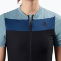 Női kerékpáros mez Rogelli Core Block W black/blue/dark blue 3