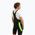 Rogelli Core Bib rövid férfi kerékpáros rövidnadrág fekete/fluor sárga 2