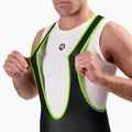 Rogelli Core Bib rövid férfi kerékpáros rövidnadrág fekete/fluor sárga 3