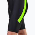 Rogelli Core Bib rövid férfi kerékpáros rövidnadrág fekete/fluor sárga 4