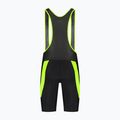 Rogelli Core Bib rövid férfi kerékpáros rövidnadrág fekete/fluor sárga 7
