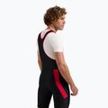 Rogelli Core Bib rövid férfi kerékpáros rövidnadrág fekete/piros 2